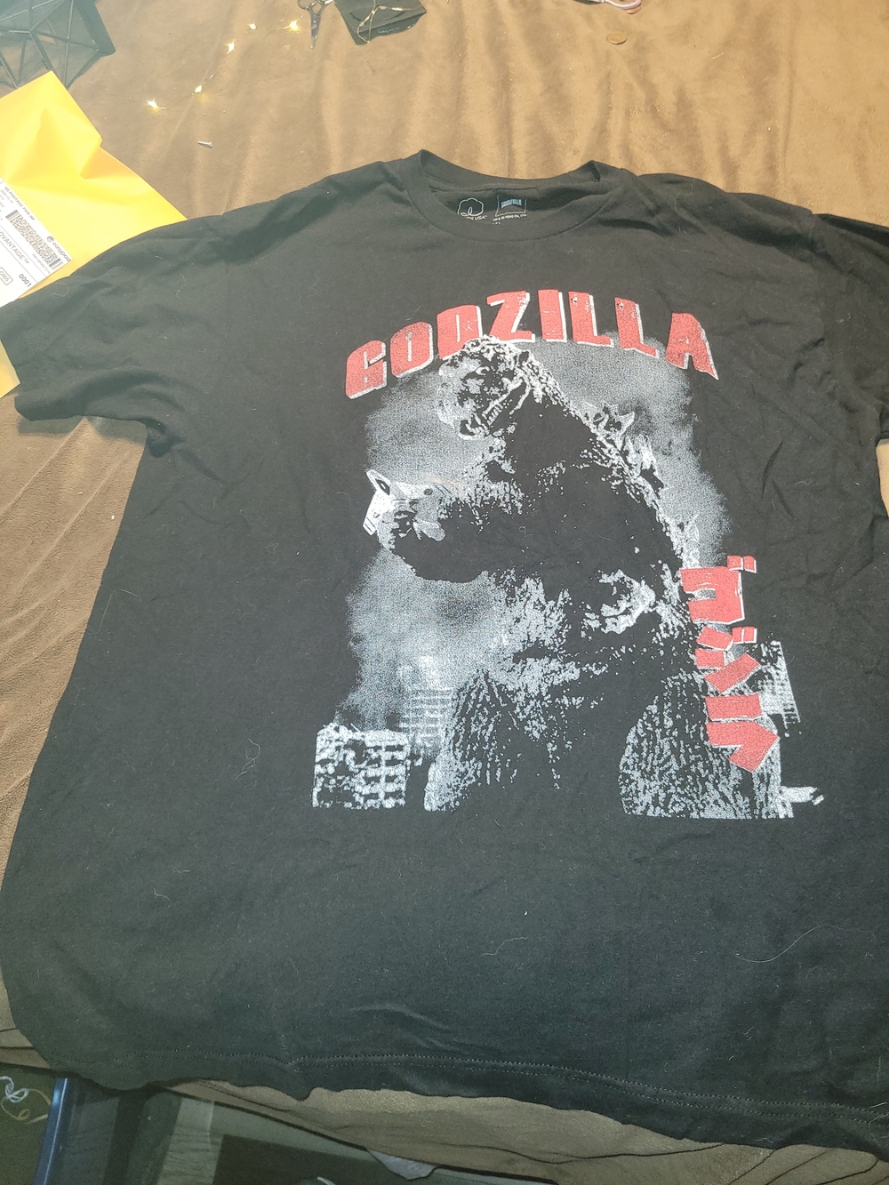 Godzilla Graphic Short-Sleeve Tee - Black
